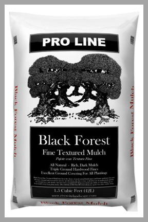 Pro Line Black Forest Fine Textured Mulch 1.5 cu. ft.