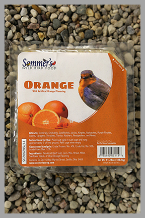 Sommer's Orange Suet 11.25 Oz.